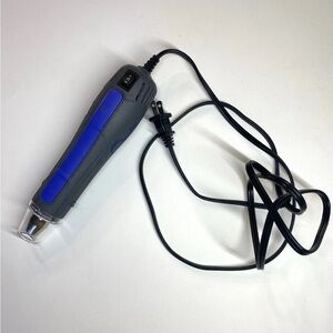 Heat Gun Chandler Tool Dual Temp Hot Air Gun for Crafts Gray and Royal Blue 350W